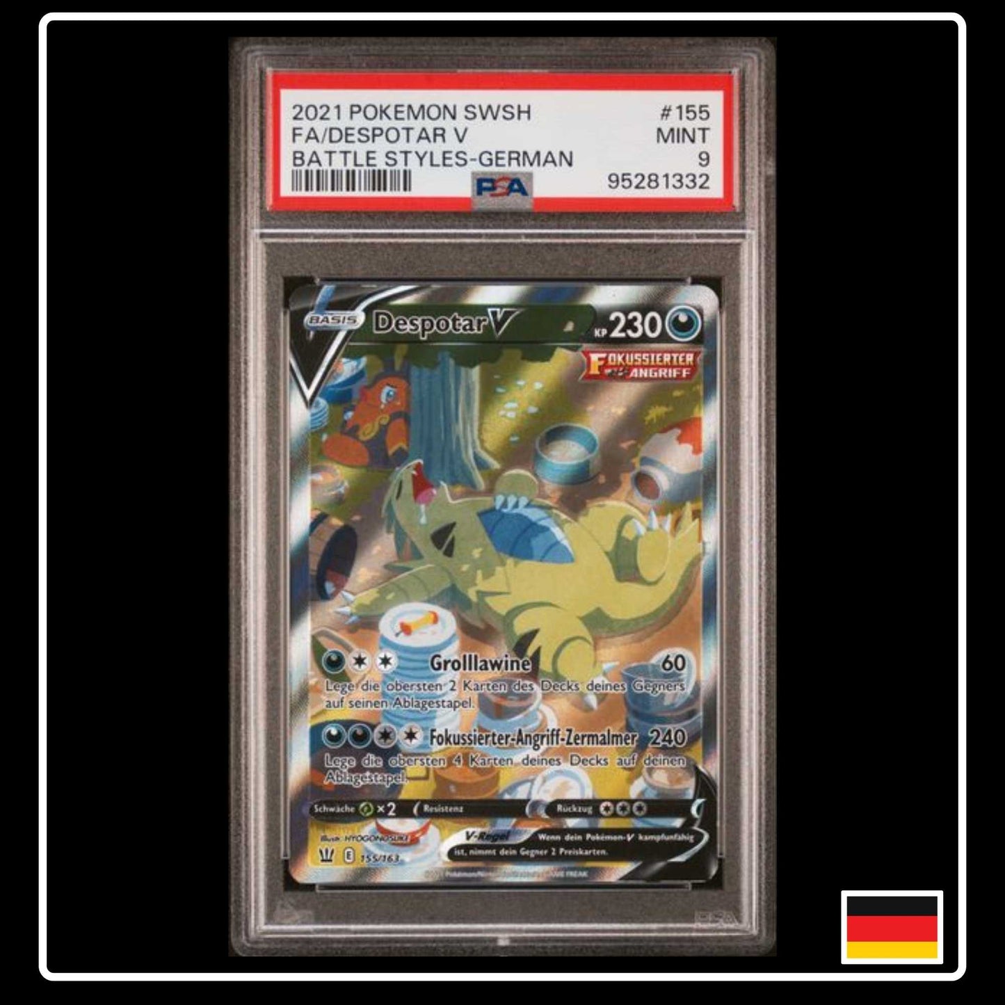 Despotar V Alt Art PSA 9 Pokemon