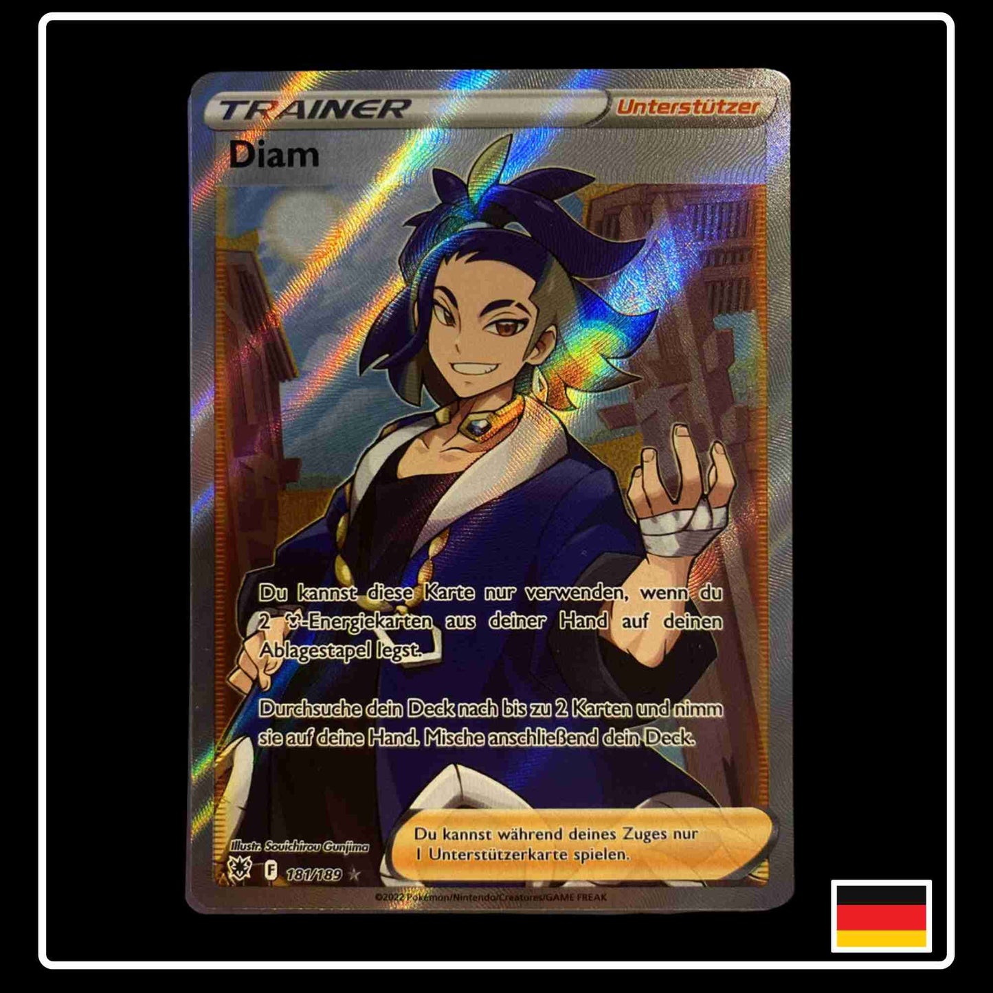 Diam Trainer Full Art Pokemon Karte