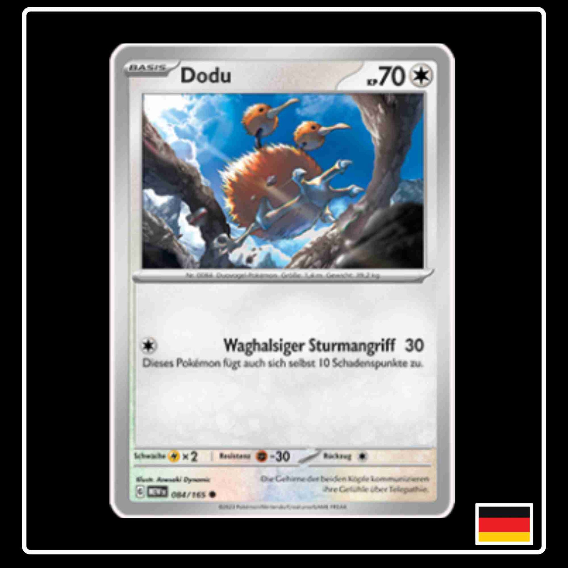 Dodu 084/165 aus dem Pokemon Set Karmesin & Purpur 151 