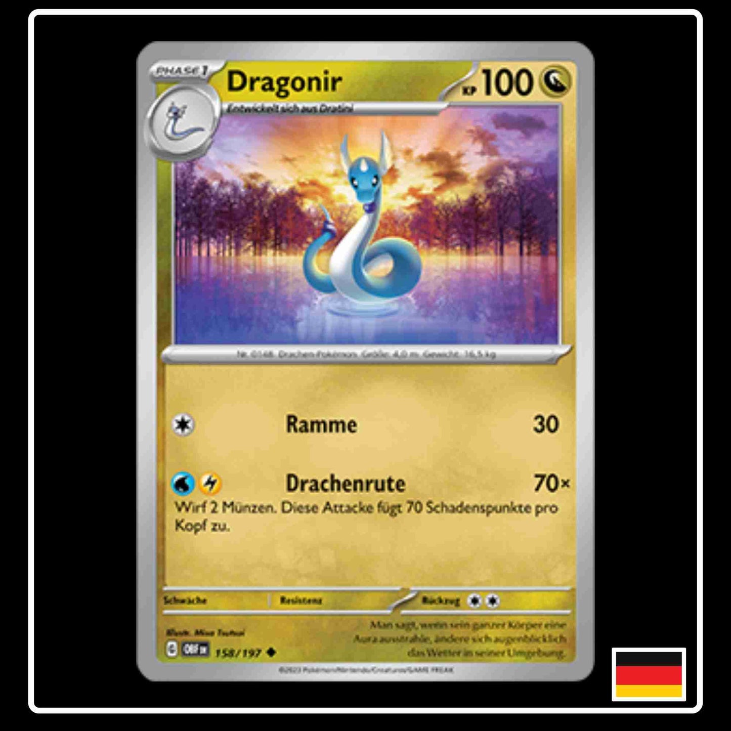 Dragonir Pokemon Karte 158/197