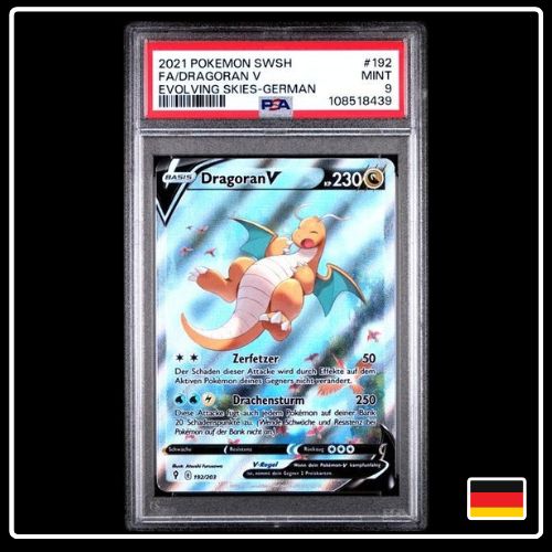 Dragoran V Special Illustration Rare 192/203 Drachenwandel PSA 9