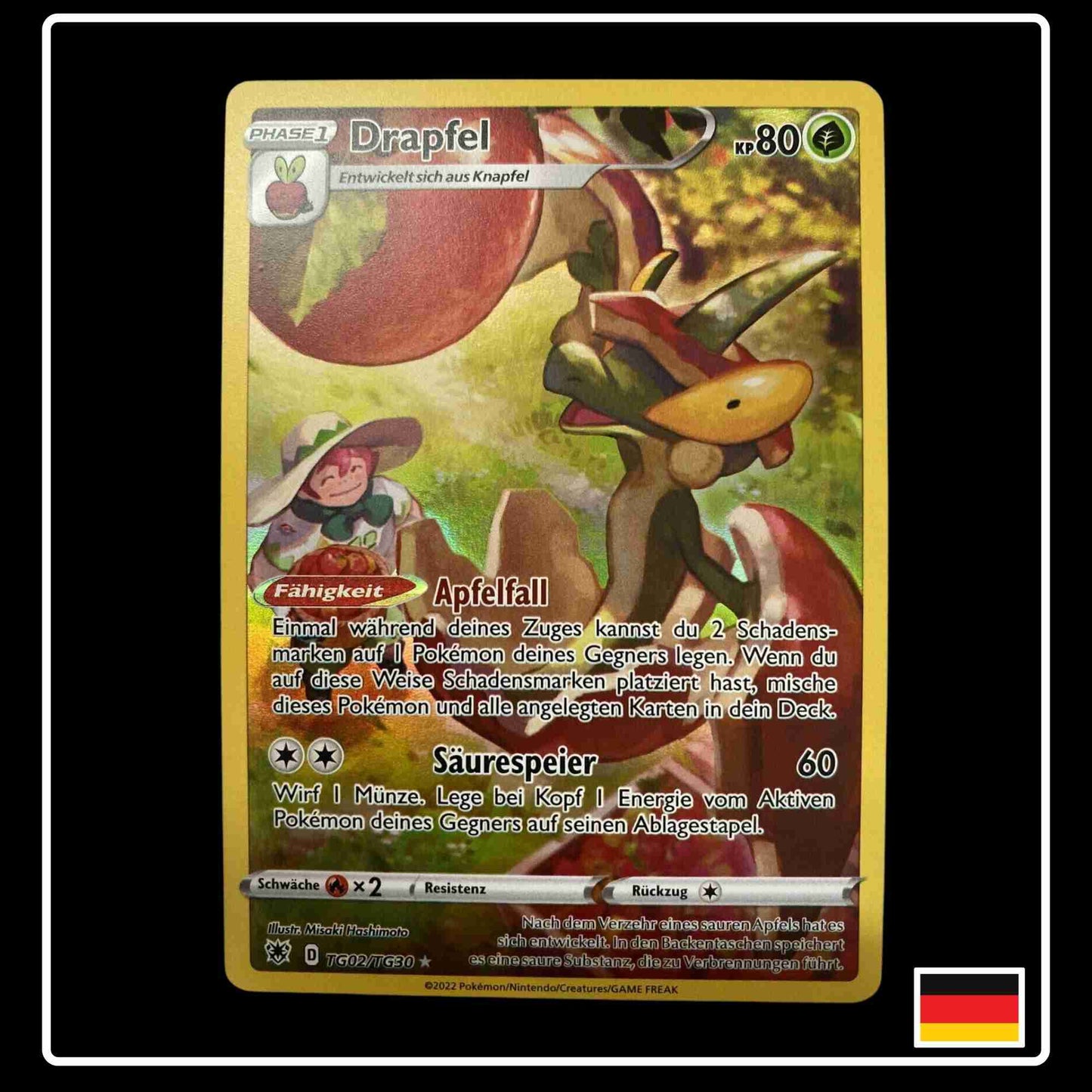 Drapfel Pokemon Karte CHR TG02/TG30 Astralglanz