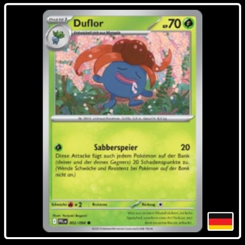 Duflor 002/094 Pokemon Fatale Flammen