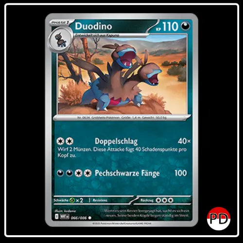 Duodino 066/086 Pokemon Weisse Flammen