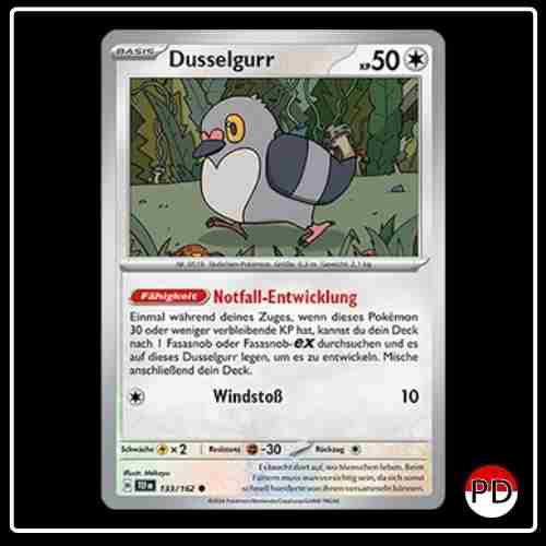 Dusselgurr 133/162 Pokemon Gewalten der Zeit