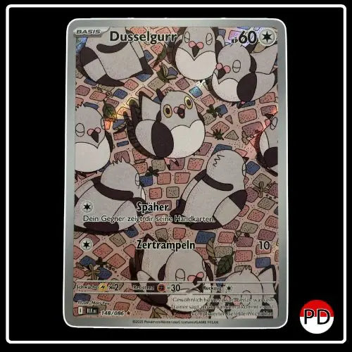 Dusselgurr Illustration Rare 148/086 Pokemon Schwarze Blitze