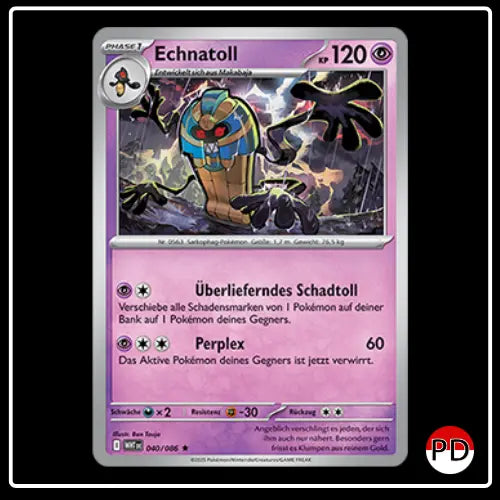 Echnatoll 040/086 Pokemon Weisse Flammen