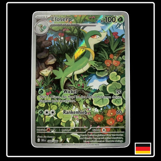 Efoserp Illustration Rare 088/086 Pokemon Schwarze Blitze