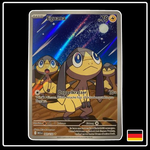 Eguana Illustration Rare 143/132 Pokemon Mega Entwicklung