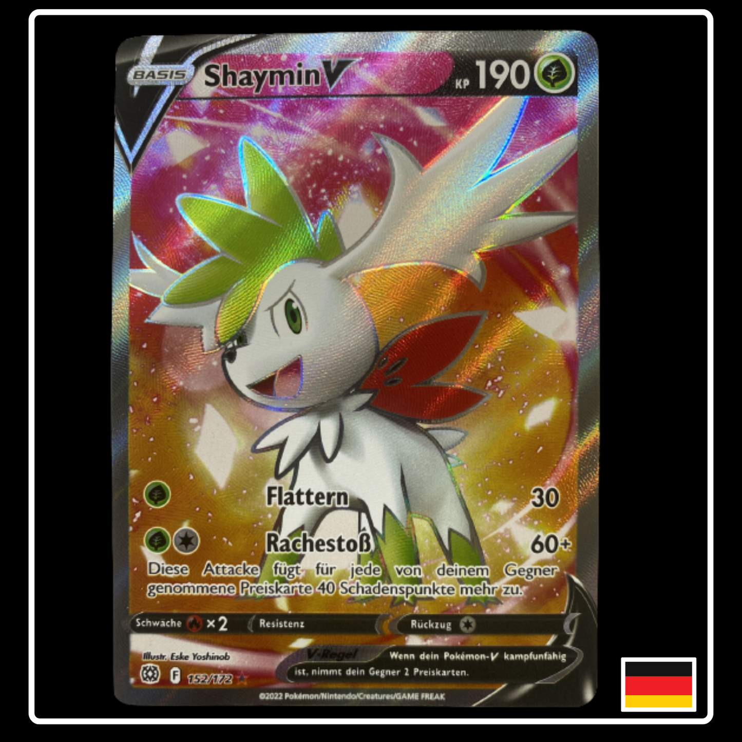 Shaymin V Full Art Deutsch 152/172 Strahlende Sterne