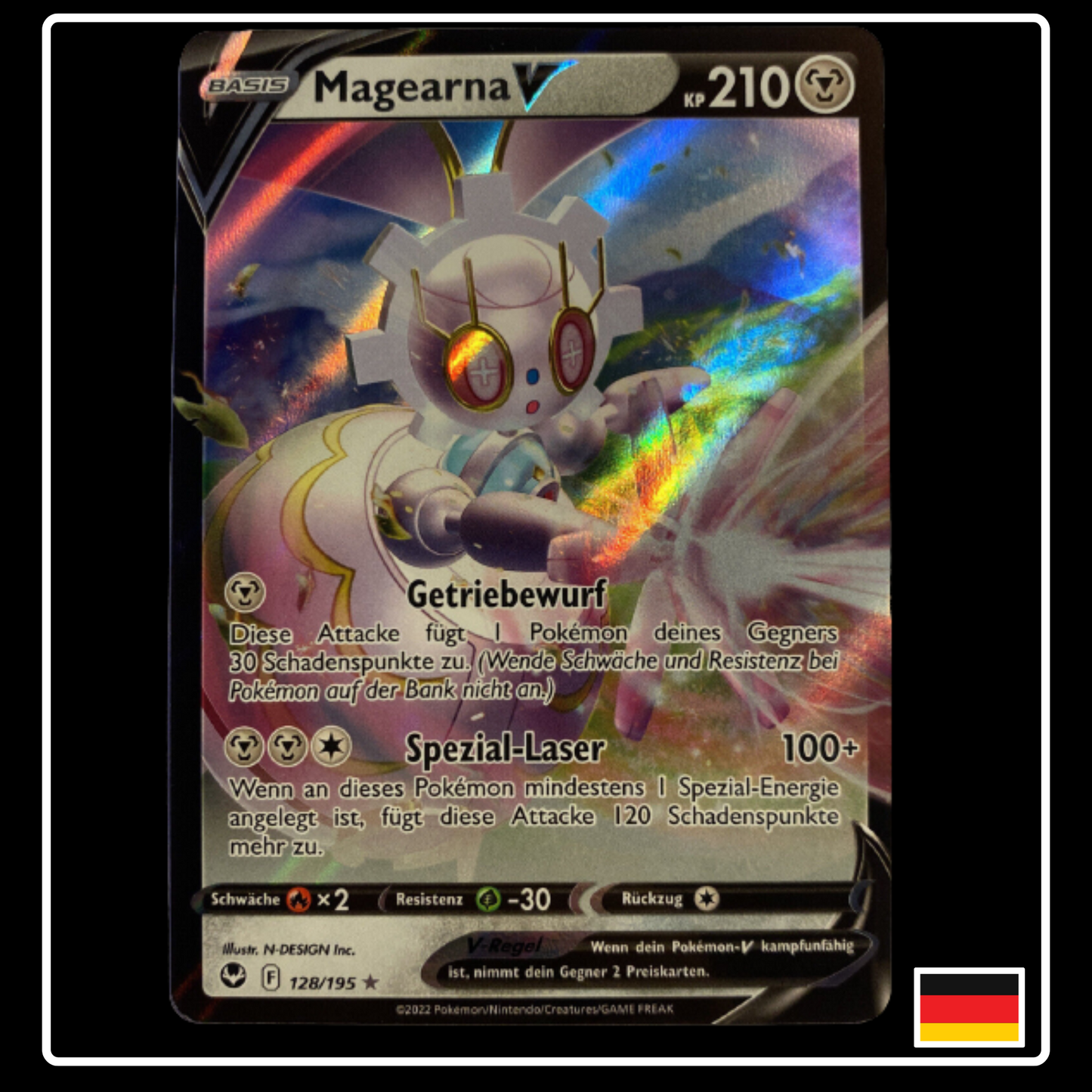 Magearna V Deutsch 128/195 Silberne Sturmwinde