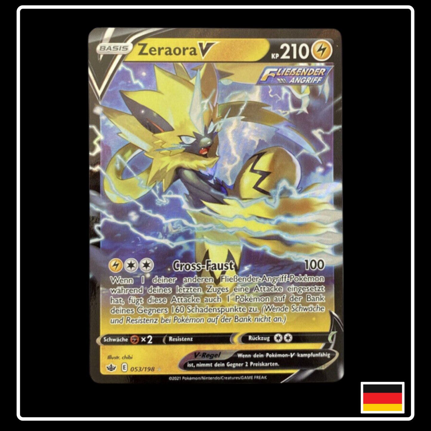 Zeraora V Deutsch 053/198 Schaurige Herrschaft