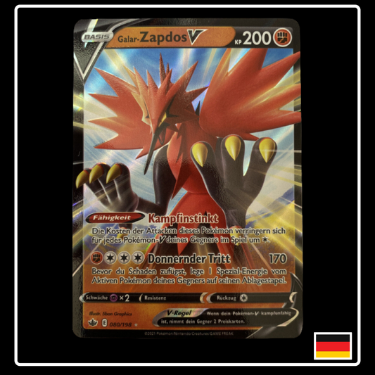 Galar-Zapdos V Deutsch 080/198 Schaurige Herrschaft