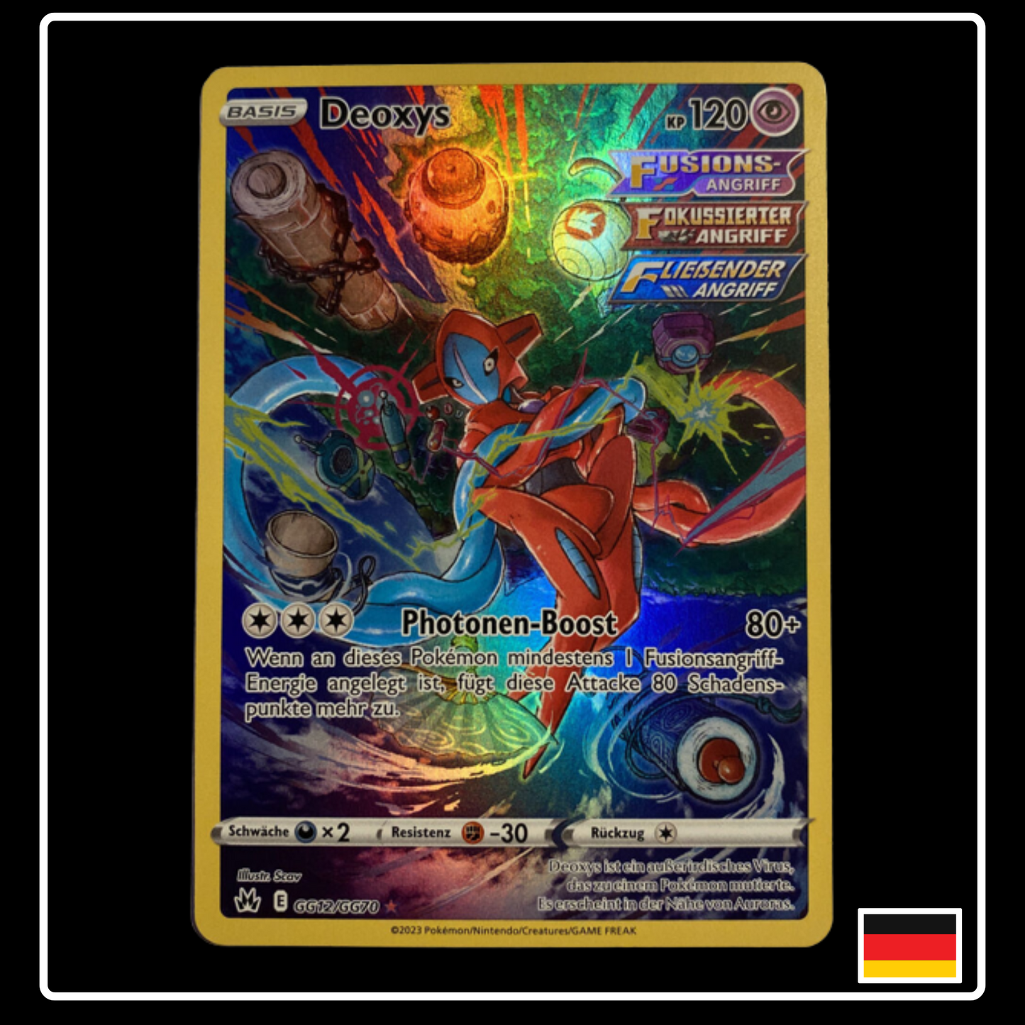 Deoxys Art Rare Deutsch GG12/GG70 Zenit der Könige