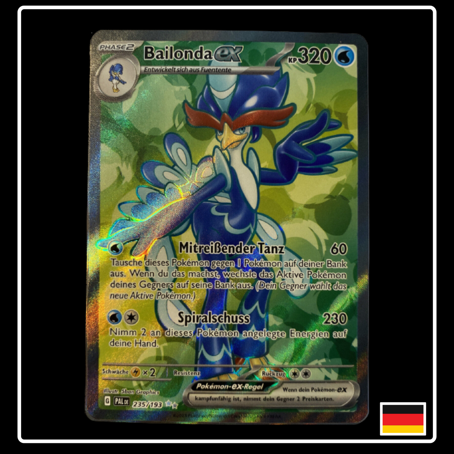 Bailonda ex Full Art Deutsch 235/193 Entwicklungen in Paldea