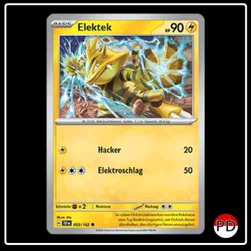 Elektek 053/162 Pokemon Gewalten der Zeit