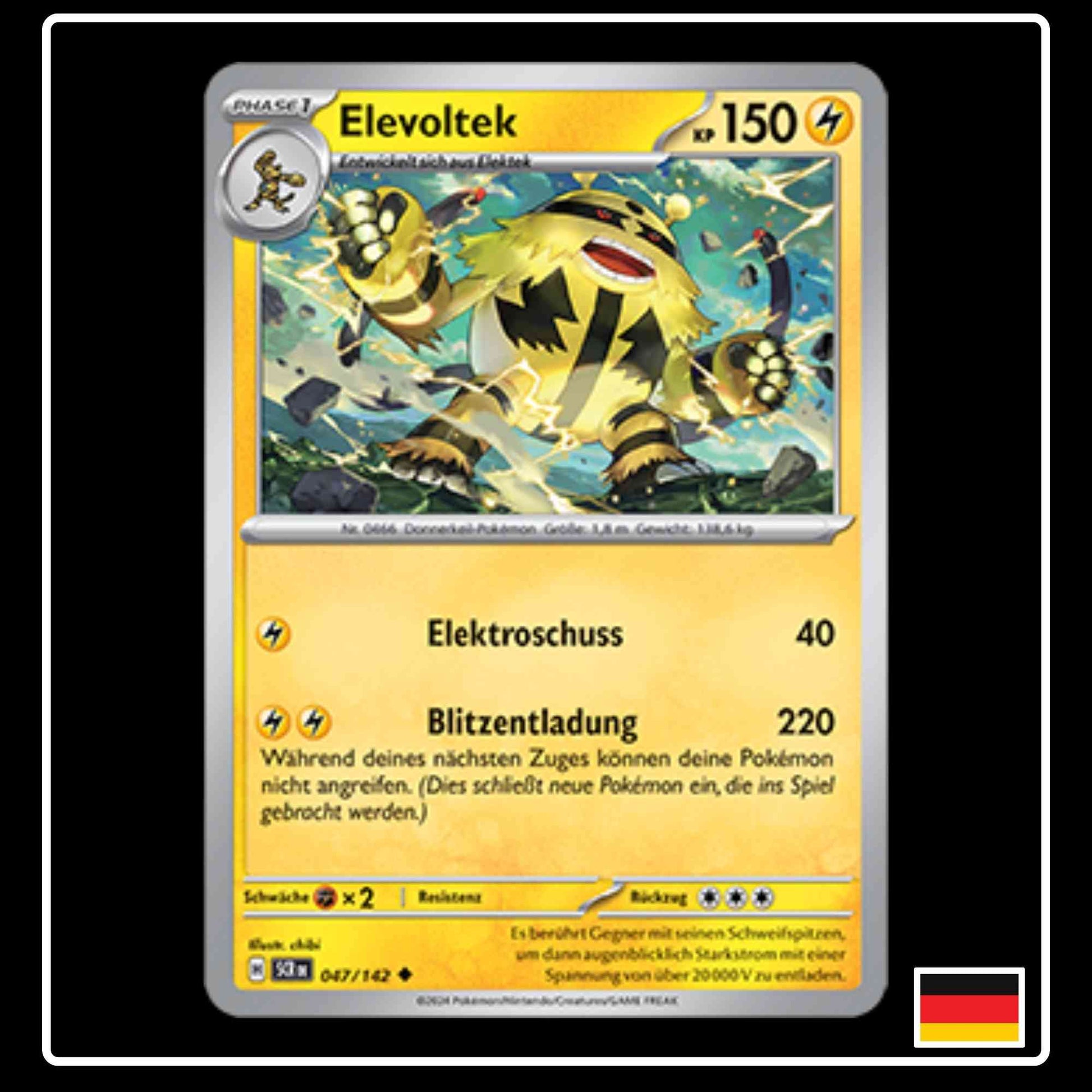 Elevoltek 047/142 Pokemon Stellarkrone