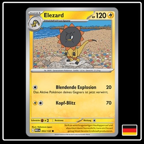Elezard 053/132 Pokemon Mega Entwicklung