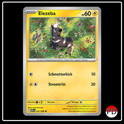Elezeba 031/086 Pokemon Weisse Flammen
