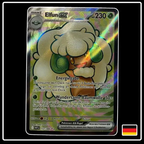 Elfun ex Full Art 157/086 Pokemon Weisse Flammen