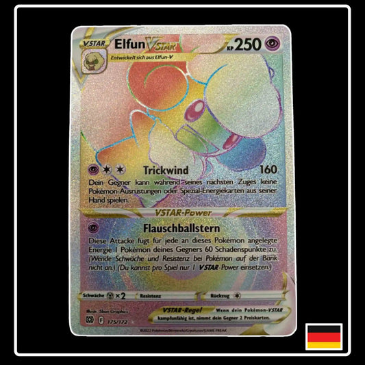 Elfun VSTAR Rainbow 175/172 Pokemon Strahlende Sterne