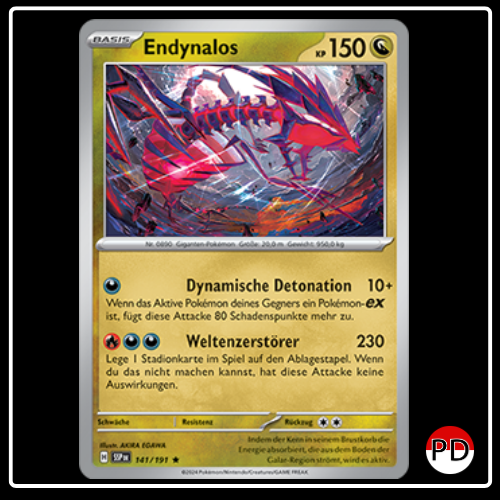 Endynalos 141/191 Pokemon Stürmische Funken