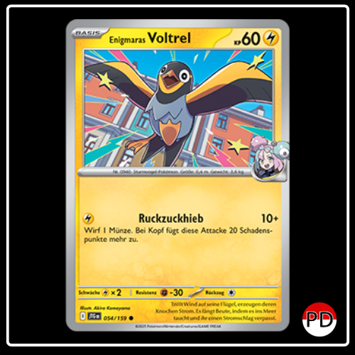 Enigmaras Voltrel 054/159 Pokemon Reisegefährten
