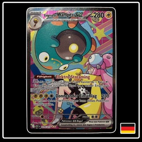 Enigmaras Wampitz ex SIR 279/217 Pokemon Erhabene Helden