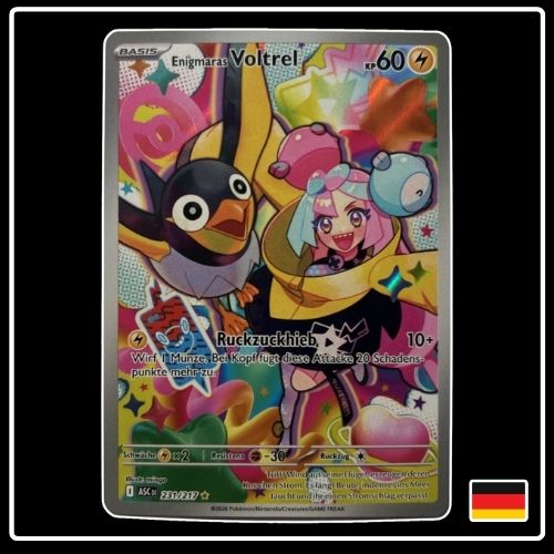 Enigmaras Voltrel Illustration Rare 231/217 Pokemon Erhabene Helden