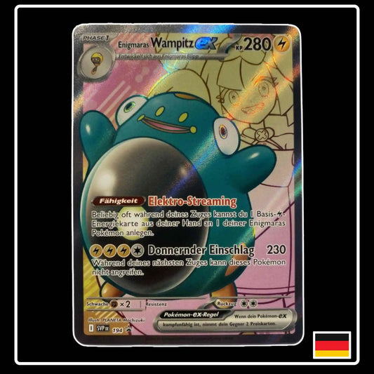 Enigmaras Wampitz ex Full Art SVP DE 194 SV Black Star Promo