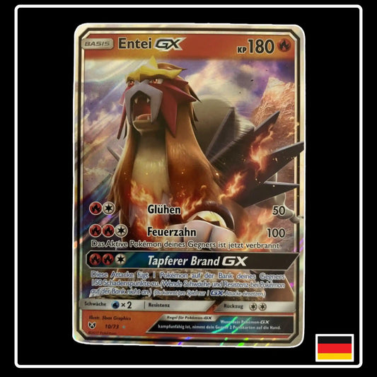 Entei GX 10/73 Pokemon Schimmernde Legenden