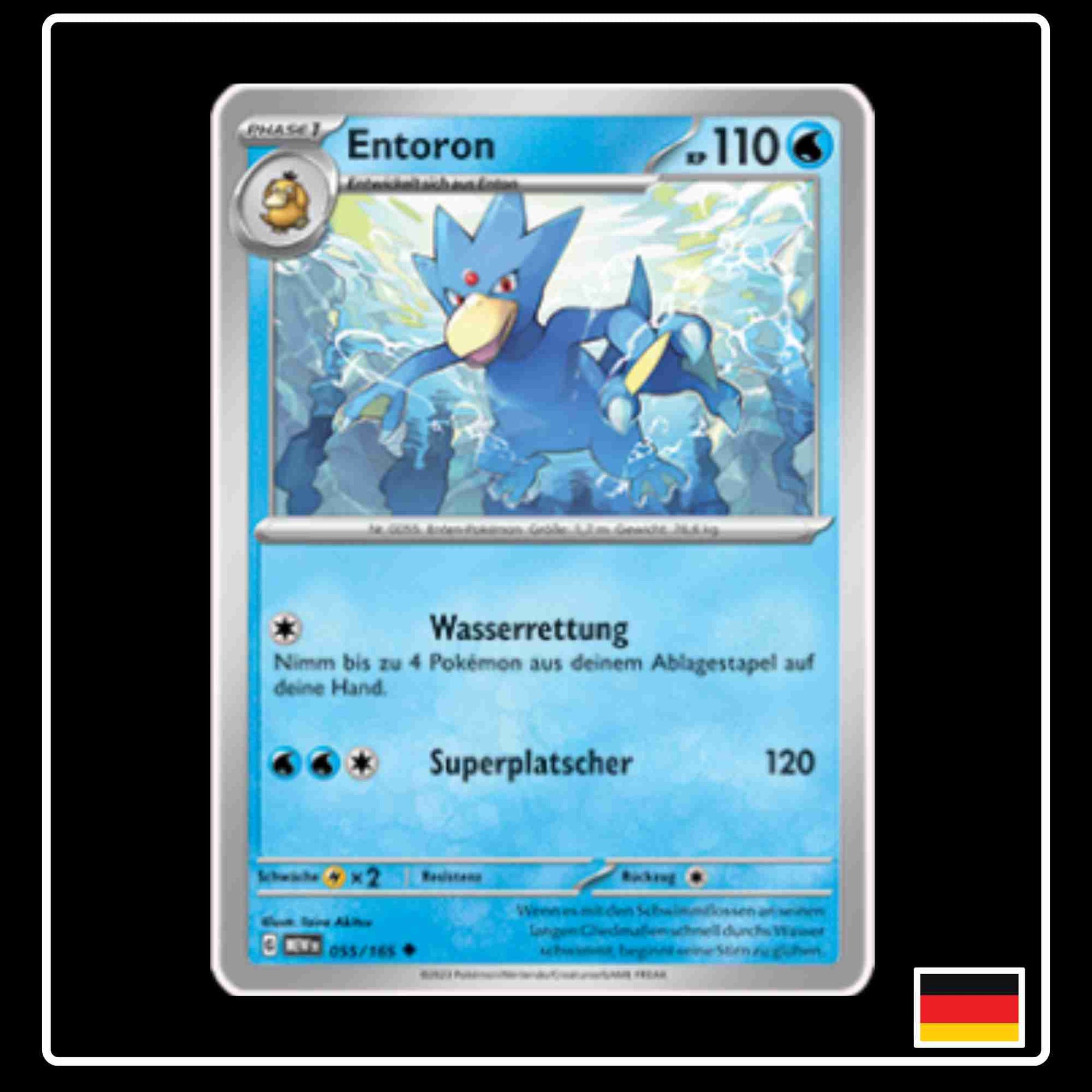 Entoron 055/165 aus dem Pokemon Set Karmesin & Purpur 151 