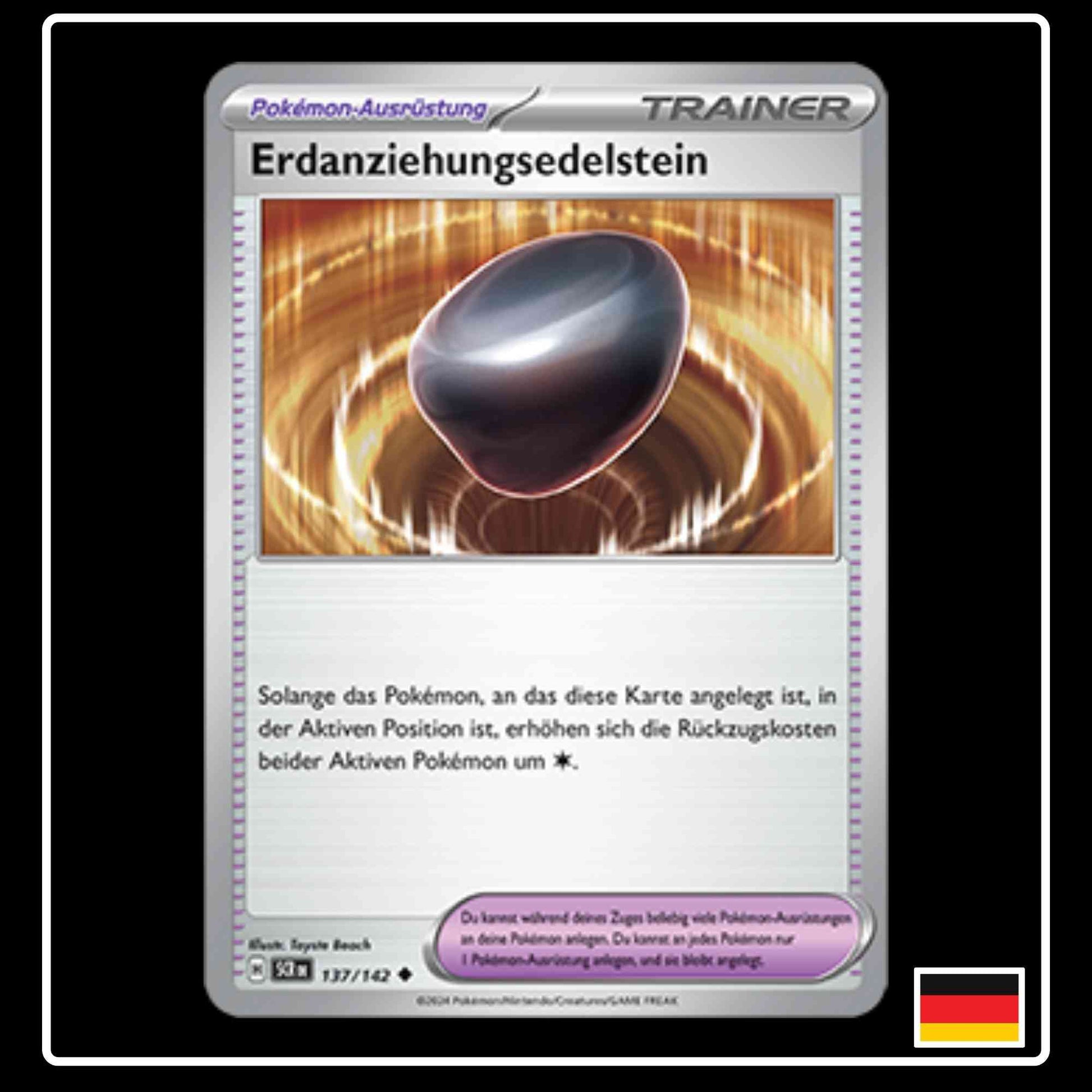 Erdanziehungsedelstein 137/142 Pokemon Stellarkrone