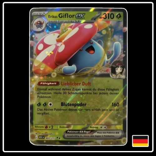 Erikas Giflor ex 003/217 Pokemon Erhabene Helden