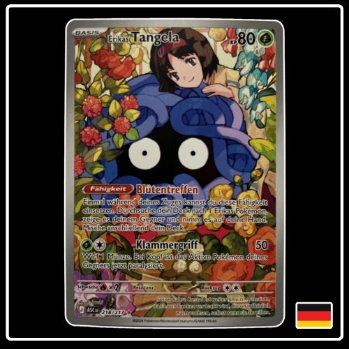 Erikas Tangela Illustration Rare 218/217 Pokemon Erhabene Helden