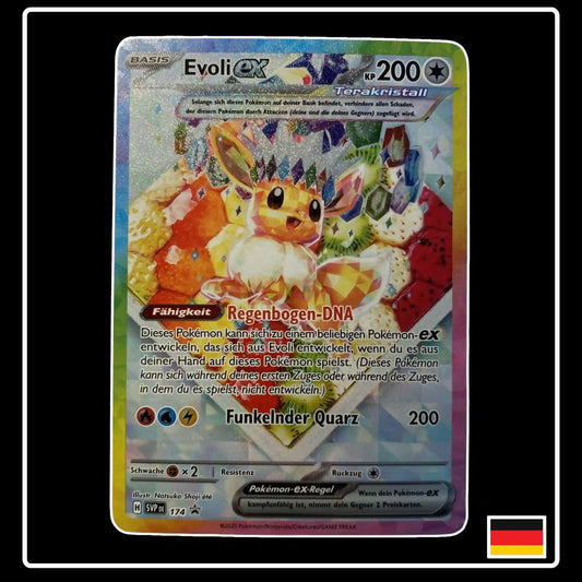 Evoli ex Special Illustration Rare SVP DE 174 Pokemon