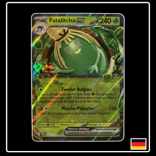 Fatalitcha ex 023/167 aus dem Pokemon Set Maskeraden im Zwielicht