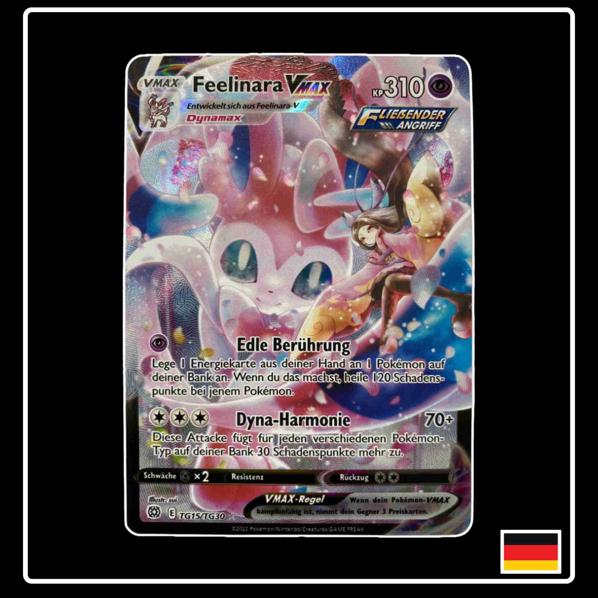 Feelinara VMAX CHR TG15/TG30 aus dem Pokemon Set Strahlende Sterne