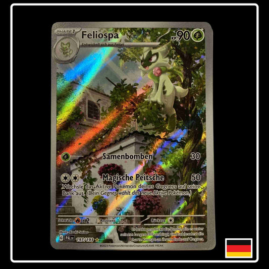 Feliospa Art Rare Pokemon Karte aus Entwicklungen in Paldea