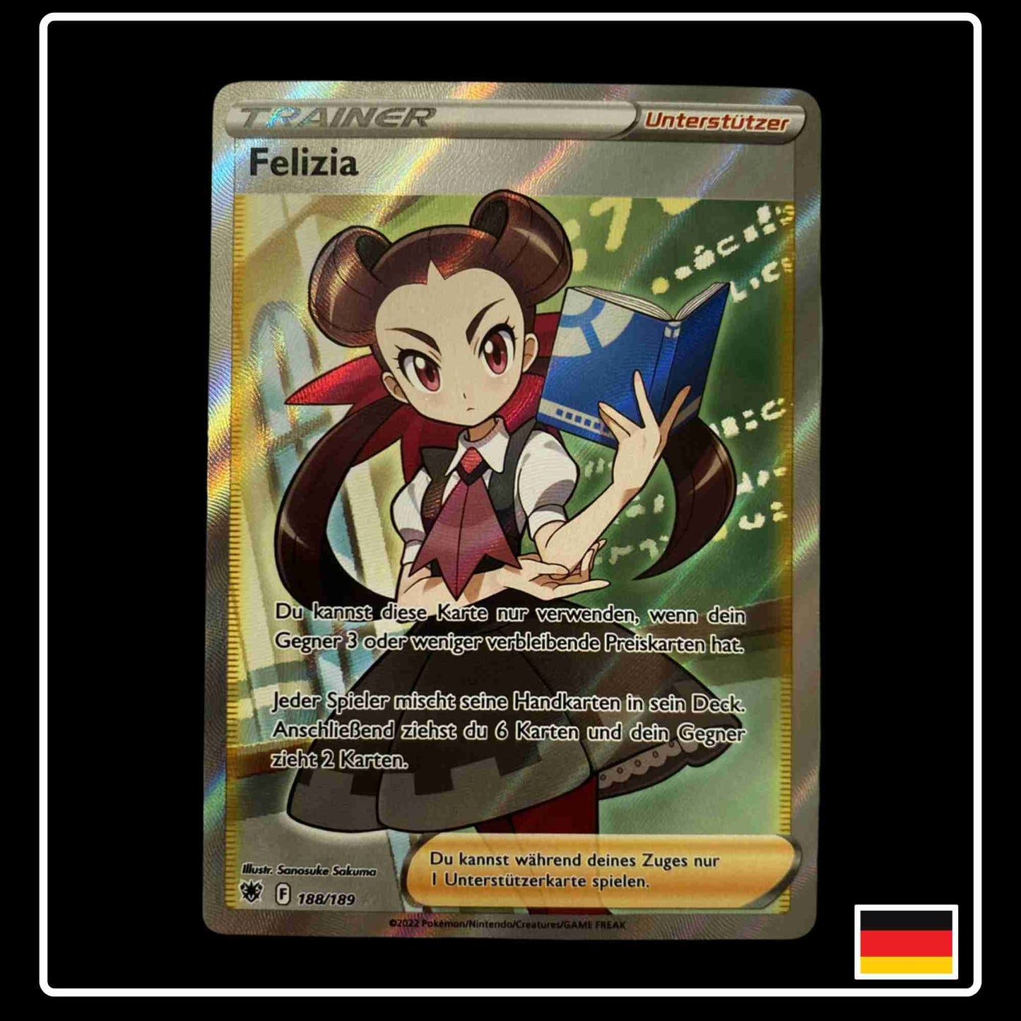 Felizia Trainer Pokemon Karte 188/189 Astralglanz