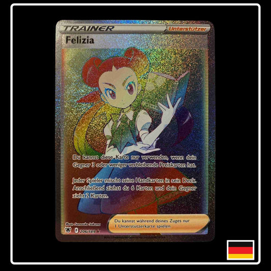 Felizia Pokemon Rainbow Trainer Karte aus dem Set Astralglanz