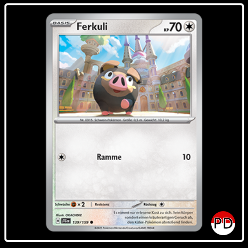 Ferkuli 139/159 Pokemon Reisegefährten