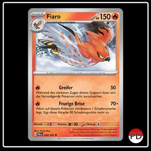 Fiaro 030/193 Pokemon Entwicklungen in Paldea