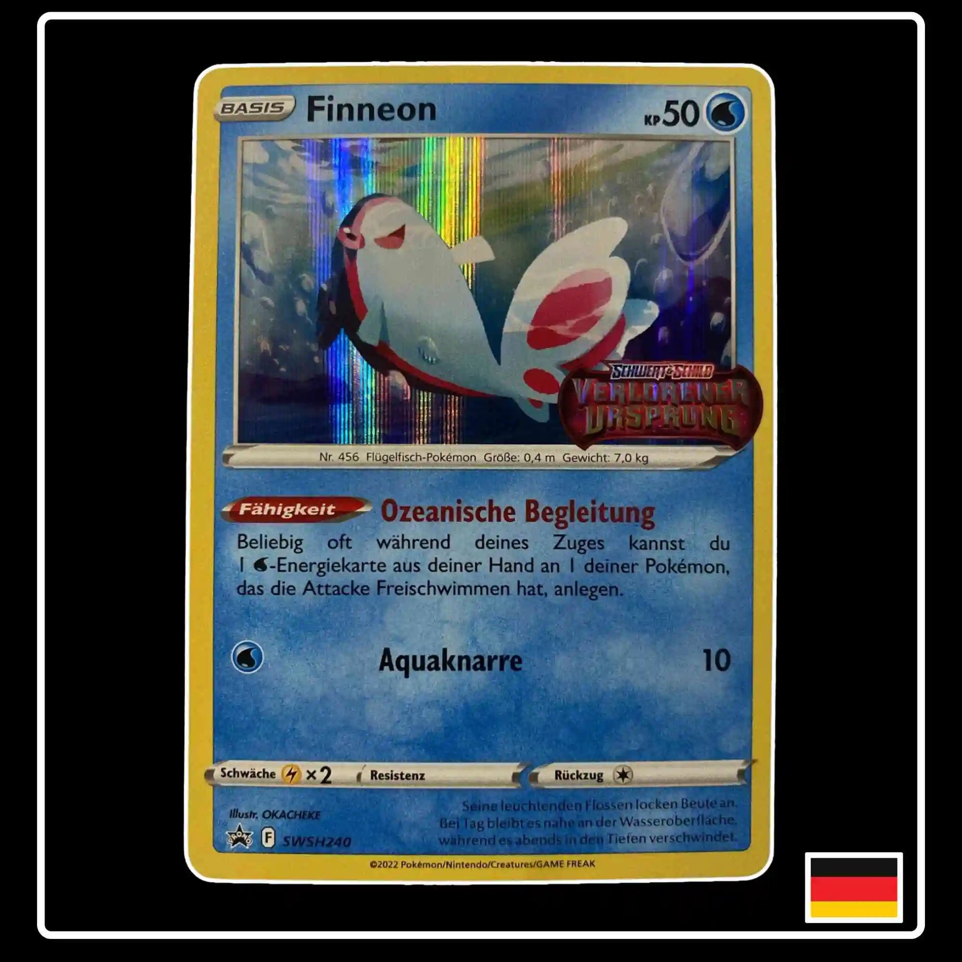 Finneon HOLO SWSH240 Pokemon Black Star Promo – PokeDirris