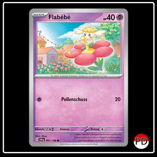Flabébé 091/198 Pokemon Karmesin & Purpur