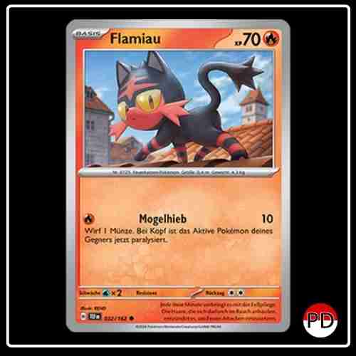Flamiau 032/162 Pokemon Gewalten der Zeit