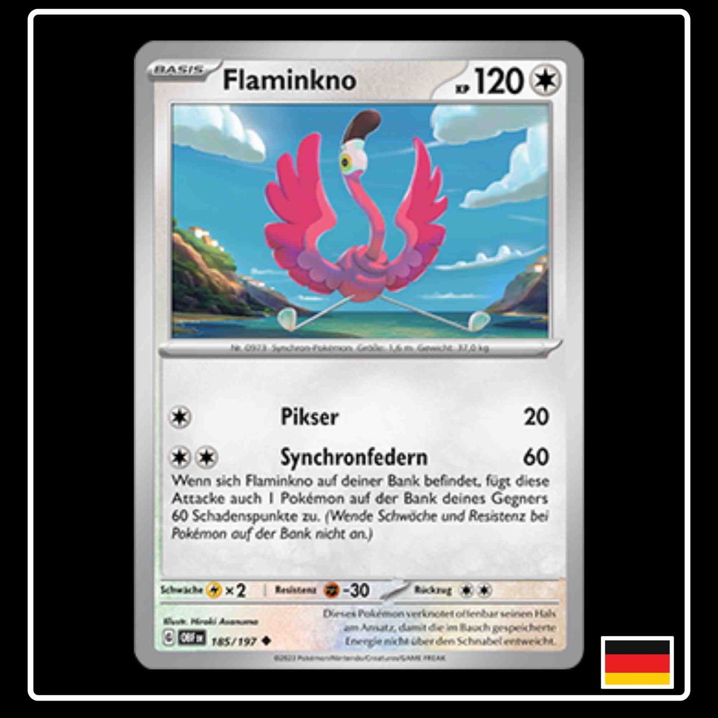 Pokemon Karte Flaminkno