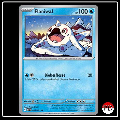 Flaniwal 053/191 Pokemon Stürmische Funken