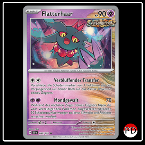 Flatterhaar 096/191 Pokemon Stürmische Funken