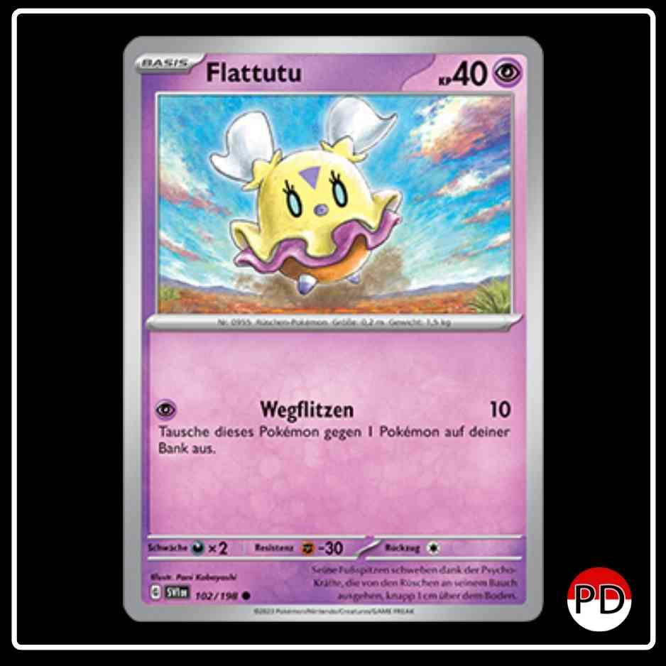 Flattutu 102/198 Karmesin & Purpur